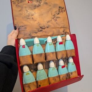 Avon Vintage Set with Red Case